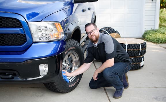 The Tire Rack background