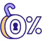 Unlock Zero Percent Illustration
